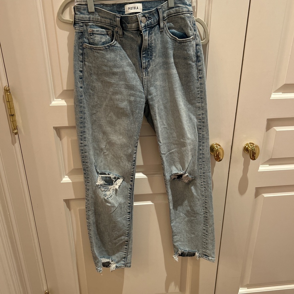 Pistola denim jeans size 25 distressed
